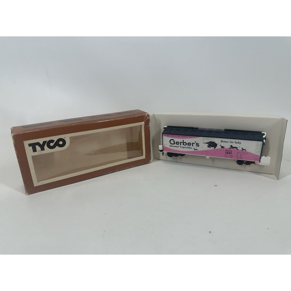 Tyco HO Billboard Reefer Gerber 355-D Vintage‎ In Original Box